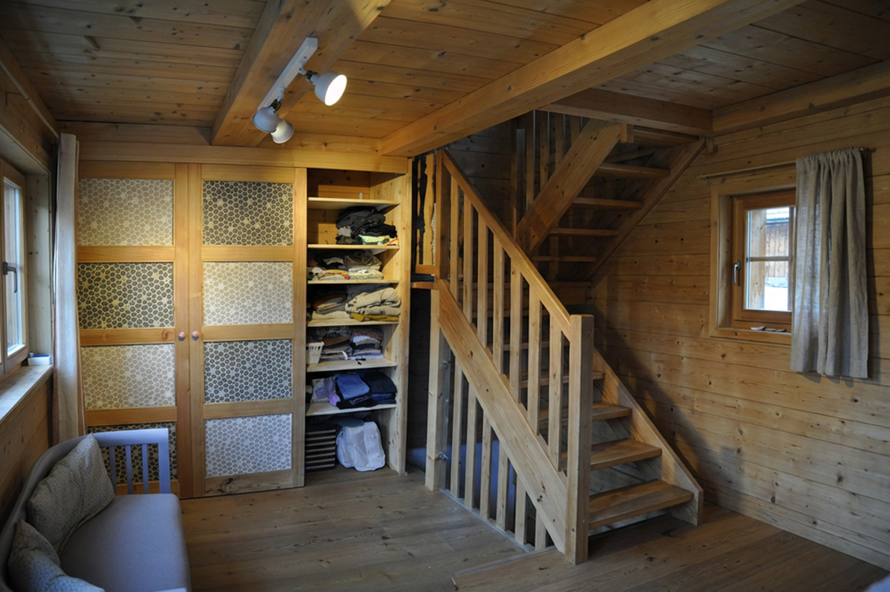 Raumteiler im Stiegenhaus